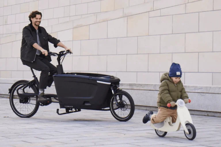 Met de Tenways bakfiets de zomer in.